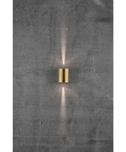 Nordlux Canto 2 Outdoor Wall Light Brass (JE734)