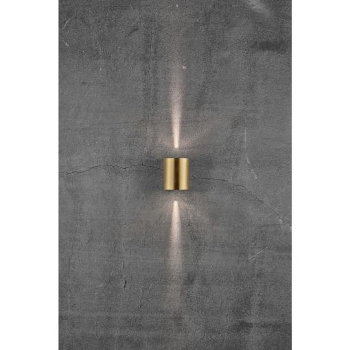 Nordlux Canto 2 Outdoor Wall Light Brass (JE734)