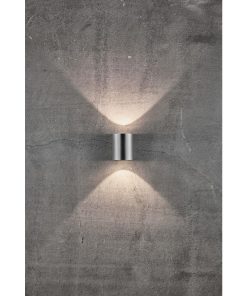 Nordlux Canto 2 Outdoor Wall Light Stainless Steel (JE737)