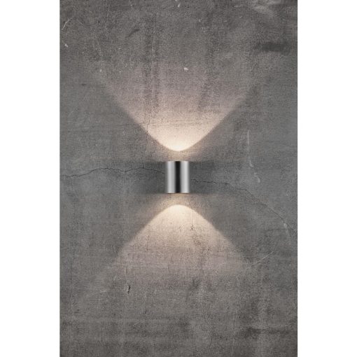 Nordlux Canto 2 Outdoor Wall Light Stainless Steel (JE737)