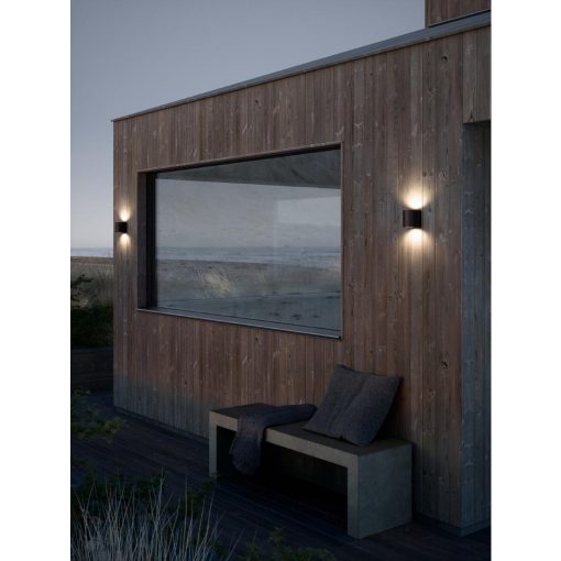 Nordlux Canto 2 Outdoor Wall Light Seaside Black (JE739)