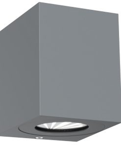 Nordlux Canto Kubi 2 Outdoor Wall Light Grey (JE741)