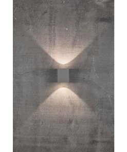 Nordlux Canto Kubi 2 Outdoor Wall Light Grey (JE741)