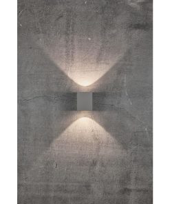 Nordlux Canto Kubi 2 Outdoor Wall Light Grey (JE741)