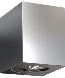 Nordlux Canto Kubi 2 Outdoor Wall Light Stainless Steel (JE742)