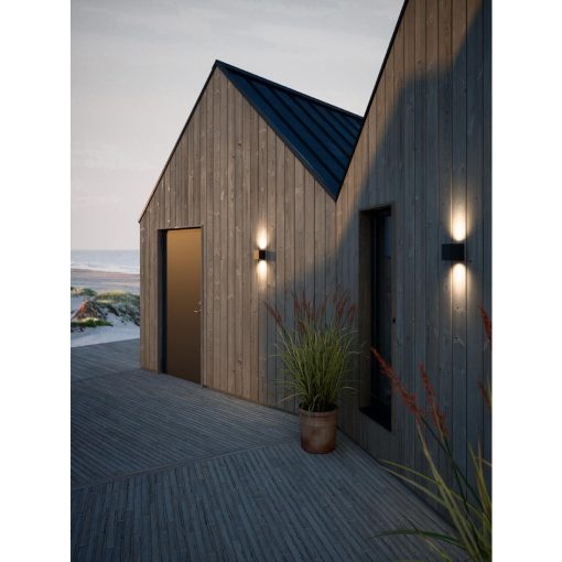 Nordlux Canto Kubi 2 Outdoor Wall Light Seaside Black (JE744)