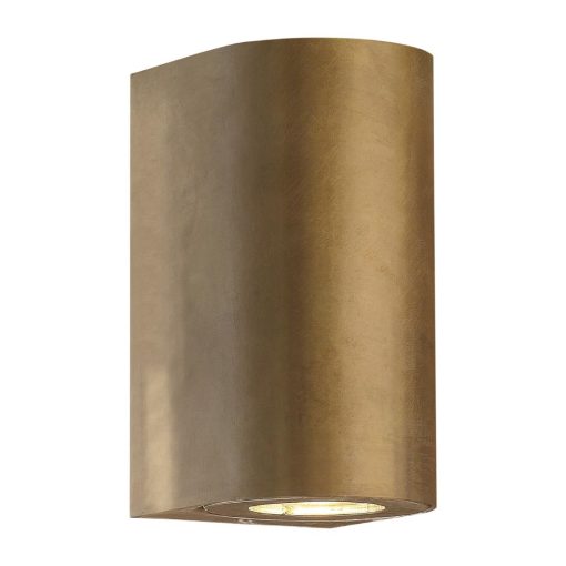 Nordlux Canto Maxi 2 Outdoor Wall Light Brass (JE745)