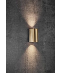Nordlux Canto Maxi 2 Outdoor Wall Light Brass (JE745)