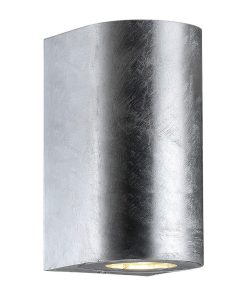 Nordlux Canto Maxi 2 Outdoor Wall Light Galvanised (JE746)