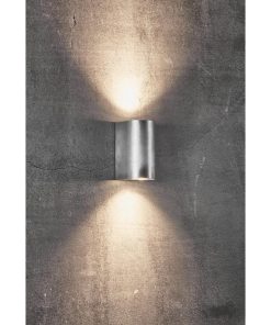 Nordlux Canto Maxi 2 Outdoor Wall Light Galvanised (JE746)