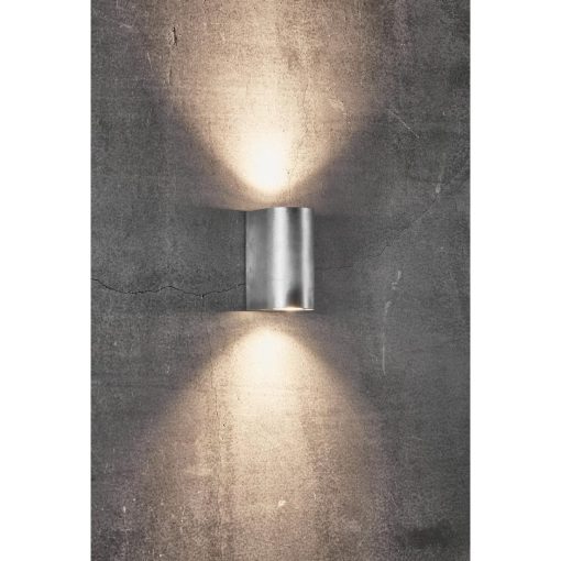Nordlux Canto Maxi 2 Outdoor Wall Light Galvanised (JE746)
