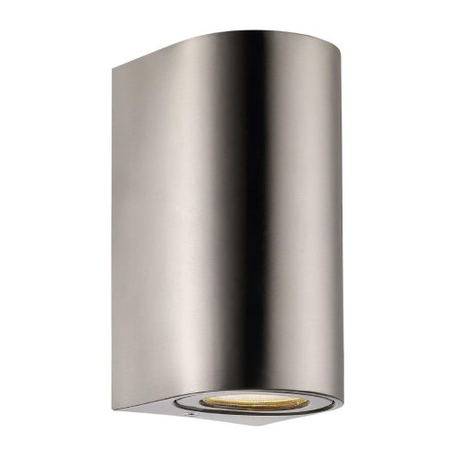 Nordlux Canto Maxi 2 Outdoor Wall Light Stainless Steel (JE747)