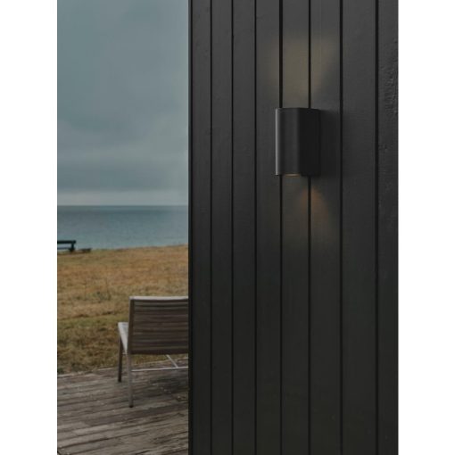 Nordlux Canto Maxi 2 Outdoor Wall Light Seaside Black (JE749)