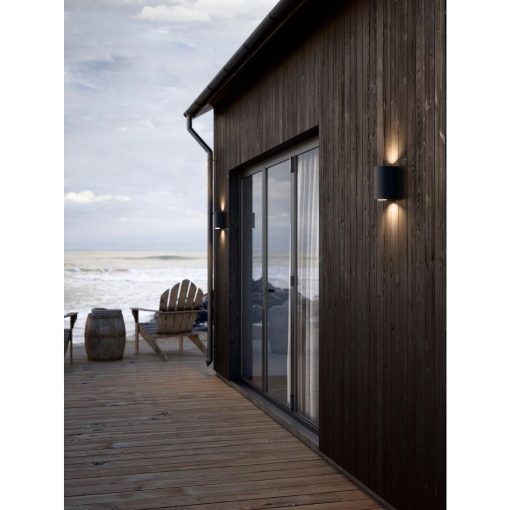 Nordlux Canto Maxi 2 Outdoor Wall Light Seaside Black (JE749)