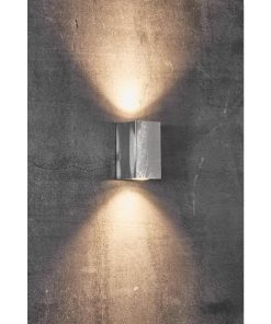 Nordlux Canto Maxi Kubi 2 Outdoor Wall Light Galvanised (JE750)