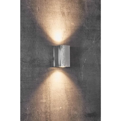Nordlux Canto Maxi Kubi 2 Outdoor Wall Light Galvanised (JE750)