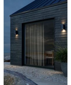 Nordlux Canto Maxi Kubi 2 Outdoor Wall Light Seaside Black (JE752)