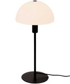 Nordlux Ellen 20 Indoor Table Lamp Black Glass Shade (JE760)