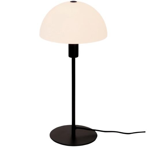 Nordlux Ellen 20 Indoor Table Lamp Black Glass Shade (JE760)