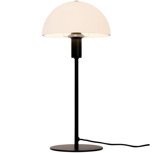 Nordlux Ellen 20 Indoor Table Lamp Black Glass Shade (JE760)