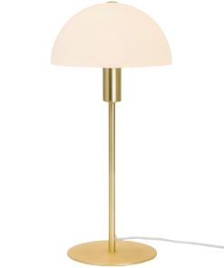 Nordlux Ellen 20 Indoor Table Lamp Brass Glass Shade (JE761)