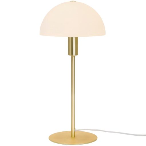 Nordlux Ellen 20 Indoor Table Lamp Brass Glass Shade (JE761)