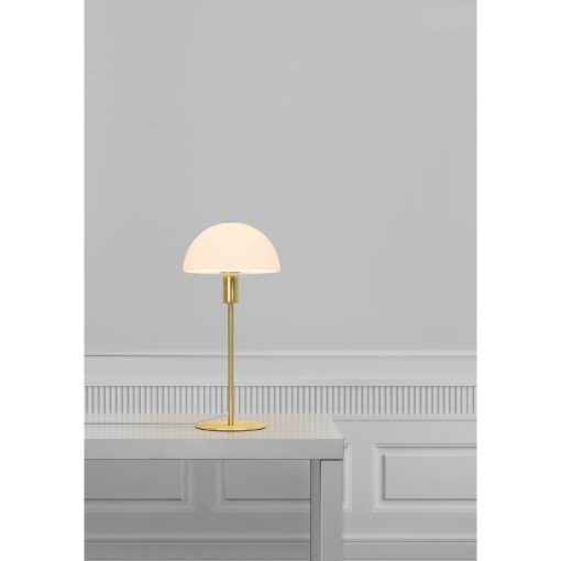 Nordlux Ellen 20 Indoor Table Lamp Brass Glass Shade (JE761)