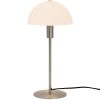Nordlux Ellen 20 Indoor Table Lamp Brushed Steel Glass Shade (JE762)