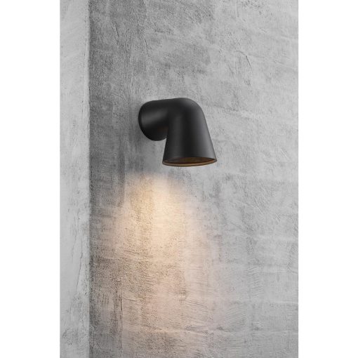 Nordlux Front Single Outdoor Wall Light Black (JE781)