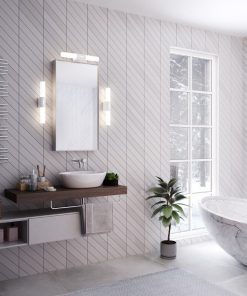 Nordlux Helva Double Basic Indoor Wall Light White (JE785)
