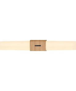Nordlux Helva Double Basic Indoor Wall Light Wood Foil (JE786)
