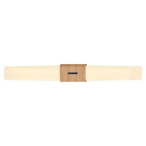 Nordlux Helva Double Basic Indoor Wall Light Wood Foil (JE786)