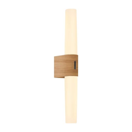 Nordlux Helva Double Basic Indoor Wall Light Wood Foil (JE786)