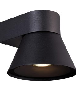 Nordlux Kyklop Cone Outdoor Wall Light Black (JE787)