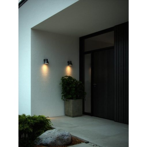 Nordlux Kyklop Cone Outdoor Wall Light Black (JE787)