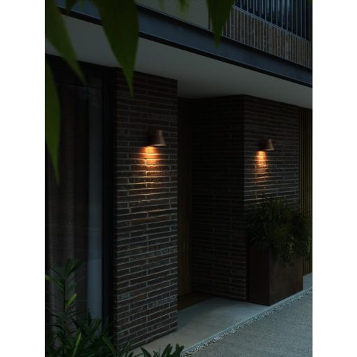 Nordlux Kyklop Cone Outdoor Wall Light Rust (JE788)