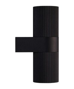 Nordlux Kyklop Ripple Outdoor Wall Light Black (JE789)