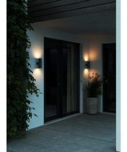 Nordlux Kyklop Ripple Outdoor Wall Light Black (JE789)
