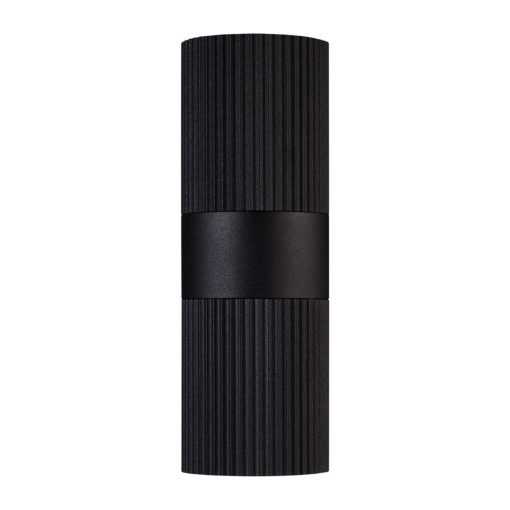 Nordlux Kyklop Ripple Outdoor Wall Light Black (JE789)