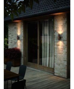 Nordlux Kyklop Ripple Outdoor Wall Light Rust (JE790)