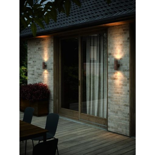 Nordlux Kyklop Ripple Outdoor Wall Light Rust (JE790)