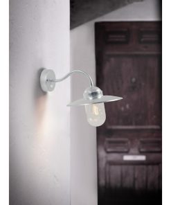 Nordlux Luxembourg Outdoor Wall Light with Sensor Galvanised (JE796)