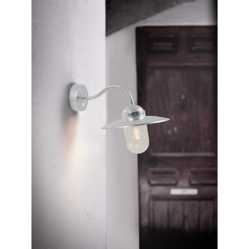 Nordlux Luxembourg Outdoor Wall Light with Sensor Galvanised (JE796)