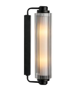 Nordlux Nimal Double Indoor Wall Light Black (JE811)