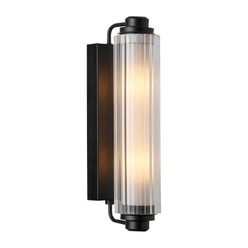 Nordlux Nimal Double Indoor Wall Light Black (JE811)