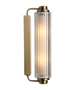 Nordlux Nimal Double Indoor Wall Light Brass (JE812)