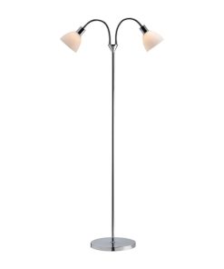 Nordlux Ray Double Floor Lamp Chrome (JE829)