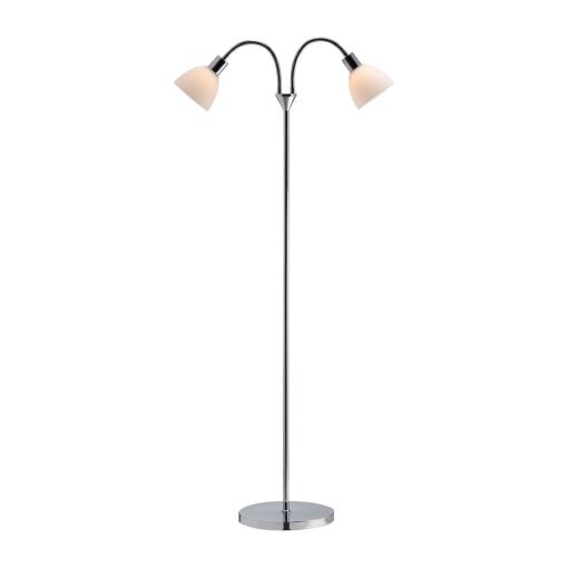 Nordlux Ray Double Floor Lamp Chrome (JE829)