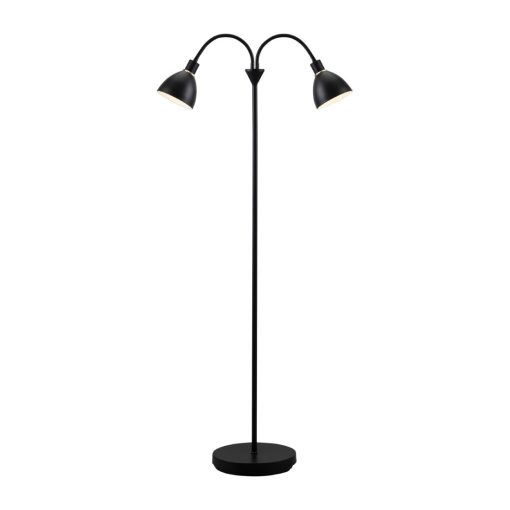 Nordlux Ray Double Floor Lamp Black (JE830)
