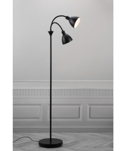 Nordlux Ray Double Floor Lamp Black (JE830)